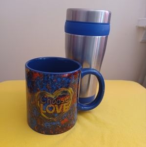 Choose love 2pc: mug & travel cup (081323A).